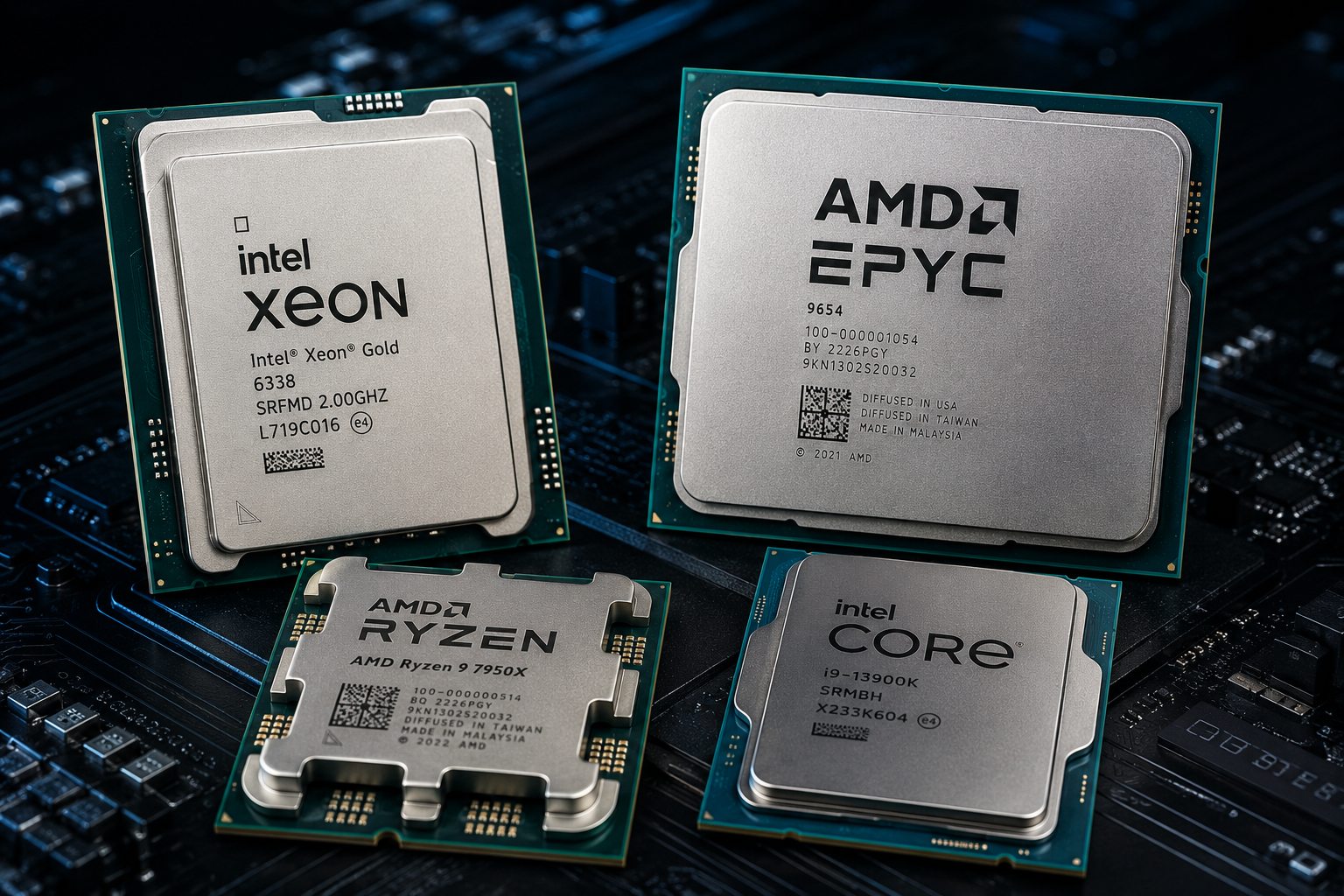 Game Hosting Nên Chọn Chip Nào? Intel Xeon, AMD Ryzen Hay AMD EPYC?